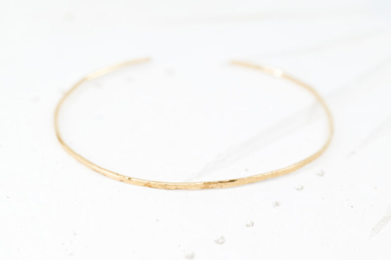 Jonc en Gold-Filled Sillage n°2