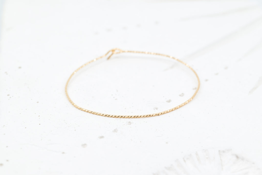 Jonc en Gold-Filled Sillage n°1 – Image 2