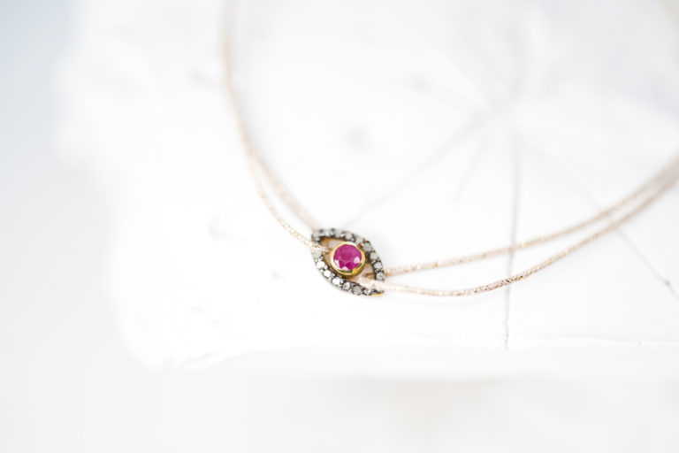 Bracelet cordon Ruby Eyes