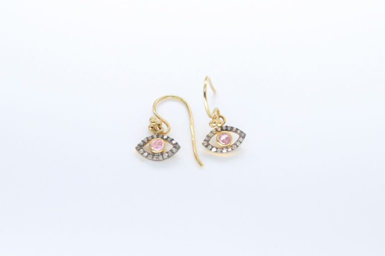 Boucles d'oreilles Pink Eyes