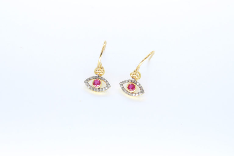 Boucles d'oreilles Ruby Eyes
